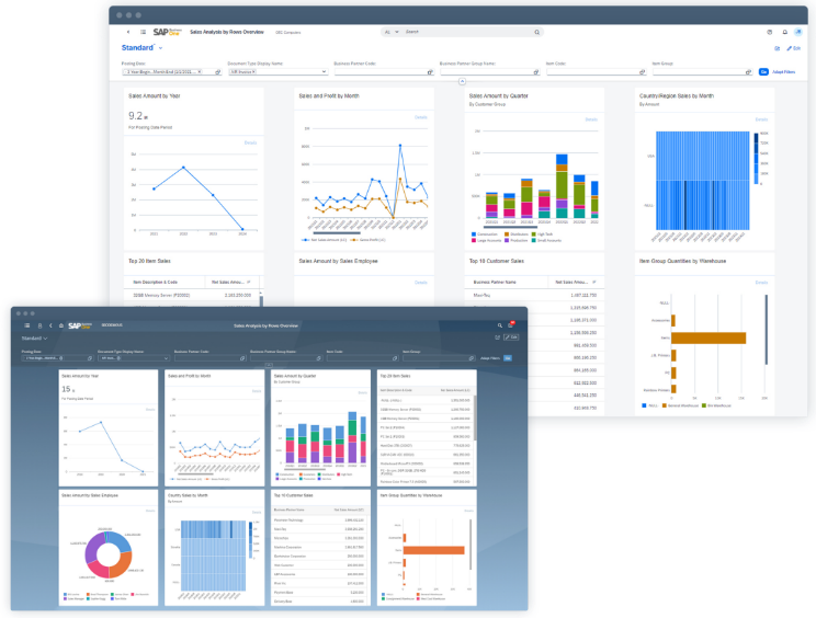 SAP Business One Cloud Demo gratis testen