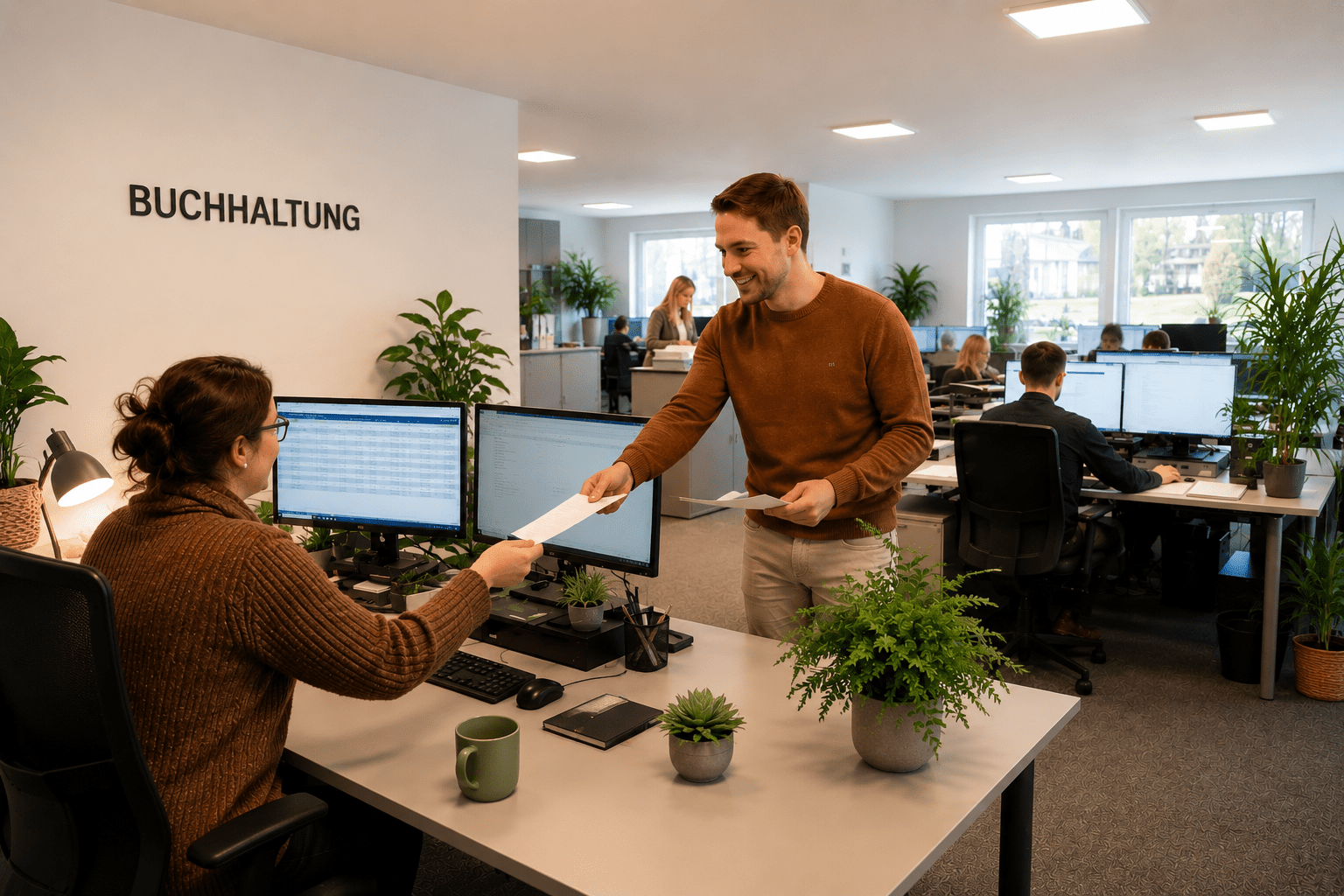 Mitarbeiter nutzt die FX Import App am Laptop, um Wechselkurse automatisch in SAP Business One zu importieren.
